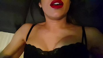 Big lipped milf with red lipstick takes multiple cumshots and is spread by a fat cockhead