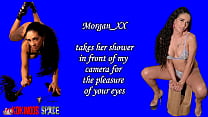 MORGAN XX SHOWS HERSELF NAKED WHILE TAKING HER SHOWER, FOR THE PLEASURE OF YOUR EYES. AT KOKINOOS SPACE
